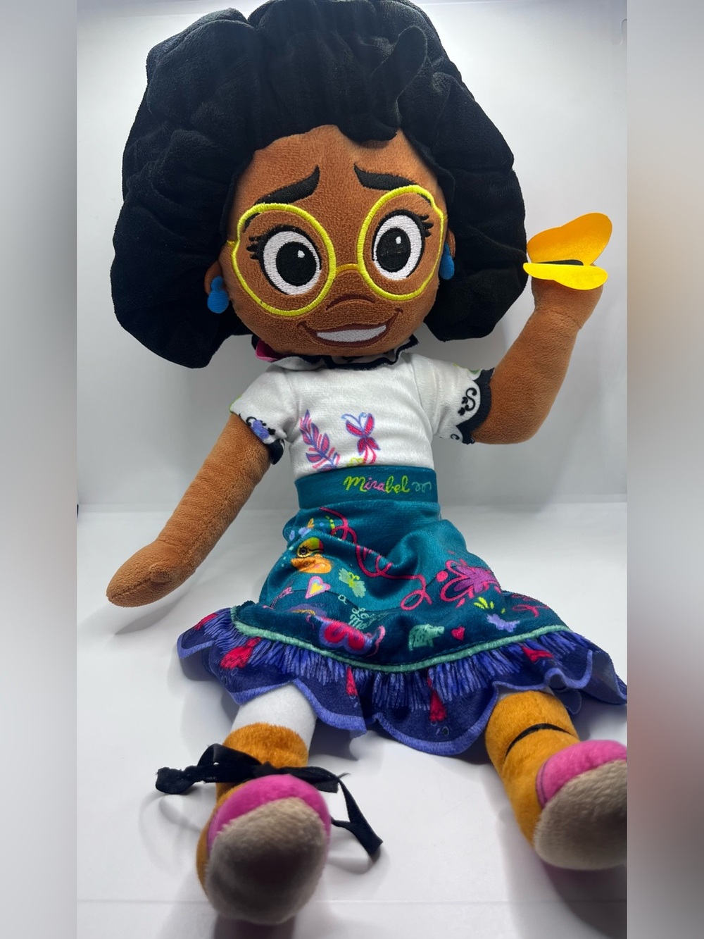 EUC Disney Encanto Mirabel Madrigal Pillow Buddy Plush Doll Toy 21"